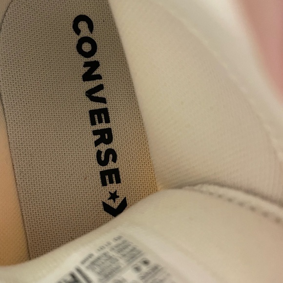 Converse Pro Leather Sport Unisex Men’s 8.5 Woman’s 10 White Hi Top Sneakers - Picture 8 of 9